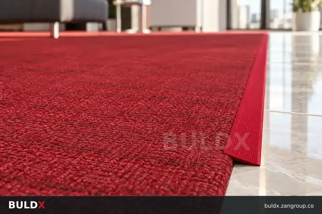 AI-generated application context: Carpet trims: secure the edge and coordinate the transition