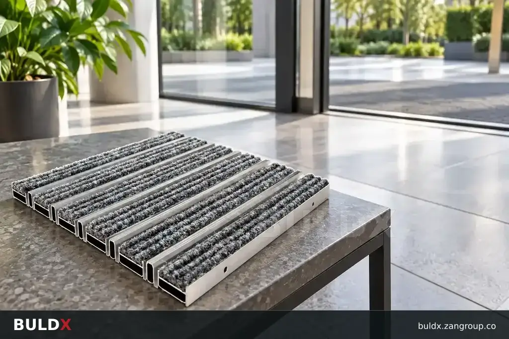 AI-generated application context: Entrance mats and accessible floor transitions
