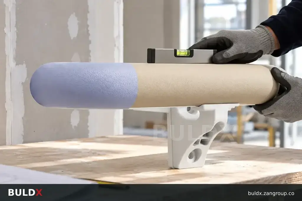 AI-generated application context: Fixing wall protection to lightweight partitions