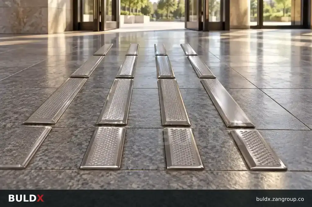 AI-generated application context: Planning tactile routes across doors and decision points